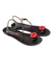 Sandałki damskie Ideal Shoes K-9185 Czarne