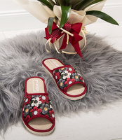 Kapcie damskie NaturalStyle NS-050 Czerwone