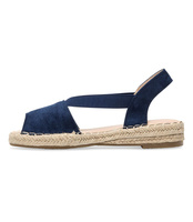 Sandałki damskie Ideal Shoes SA-2893 Granatowe