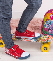 Trampki dziecięce Underline 95B1888 Czerwone