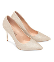 Czółenka damskie Laura Mode QL-131 Złote