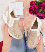 Buty sportowe damskie Super Mode 5162 Beżowe