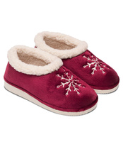 Kapcie damskie Natural Style NS-083 Bordowe
