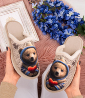 Kapcie damskie Natural Style NS-106 Niebieskie