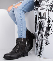 Botki damskie Sixth Sens C578 Grafitowe