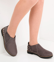 Botki damskie Foreverfolie LX157 Szare