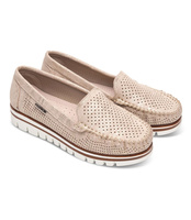 Mokasyny damskie Skotnicki P-3-0503 Złote