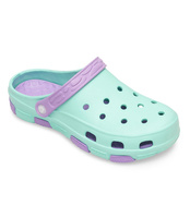 Klapki dziecięce Realpaks F-402 Miętowo-Fioletowe