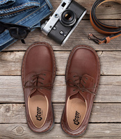 Półbuty męskie Escott 835 Brązowe