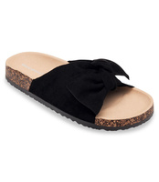 Klapki damskie Ideal Shoes L1000 Czarne