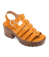 Sandałki damskie Bello Star 333-55 Żółte