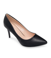 Czółenka damskie Ideal Shoes P-6344 Czarne