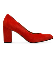 Czółenka damskie Laura Messi 1765 Czerwone