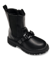 Botki dziewczęce Rock & Joy 7353-3A Czarne + B