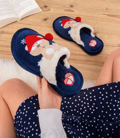 Kapcie damskie Natural Style NS-235 Granatowe