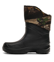 Śniegowce męskie Realpaks BM-1172 Czarno - Brązowe