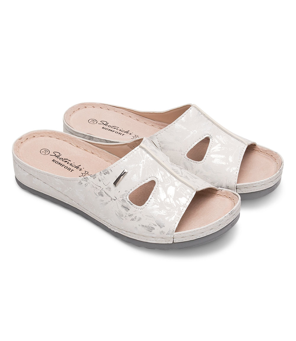 Klapki damskie Skotnicki KL-3-0541N Białe