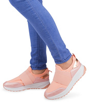 Buty sportowe damskie Ideal Shoes X-9700 Różowe