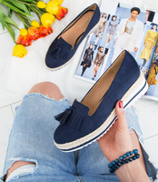 Mokasyny damskie Danic L7210 Granatowe