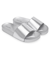 Klapki damskie Sixth Sens H61 Srebrne