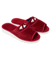Kapcie damskie Natural Style NS-054 Bordowe