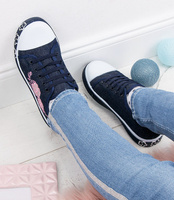 Trampki dziecięce Underline FY1801 Granatowe