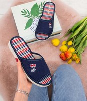 Kapcie damskie Natural Style NS-094 Granatowe