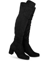 Kozaki damskie Foreverfolie LH71 Czarne