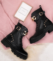 Botki damskie Sixth Sens JW150 Czarne