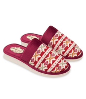 Kapcie damskie Natural Style NS-073 Bordowe
