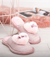 Kapcie damskie Natural Style NS-261 Różowe