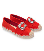Espadryle damskie Bestelle Y931-9 Czerwone