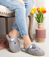 Kapcie damskie Natural Style NS-229 Szare