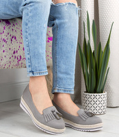 Mokasyny damskie Danic L7210 Szare