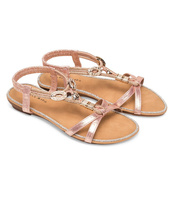 Sandałki damskie Laura Mode F-22 Szampańskie