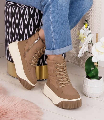 Śniegowce damskie Jankowski JK/B-3-301 Beżowe