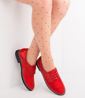 Półbuty damskie Sixth Sens YT-23 Czerwone