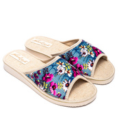 Kapcie damskie Natural Style NS-039 Niebieskie