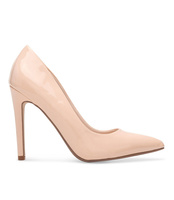 Czółenka damskie Ideal Shoes A-2927-2 Beżowe