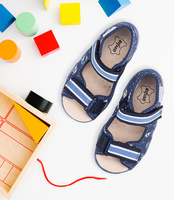 Sandałki dziecięce Befado 350P028 Granatowe