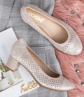 Czółenka Pesco 2010 Beżowe