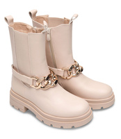 Botki damskie Sixth Sens JW137 Beżowe