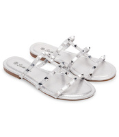 Klapki damskie Sixth Sens H57 Srebrne