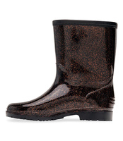 Kalosze dziecięce Lano FMTT-02 Czarno-Złote