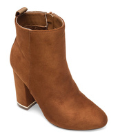 Wegańskie Botki damskie Sixth Sens C683 Brązowe