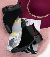 Botki damskie Stagórs 1565-03 Czarne