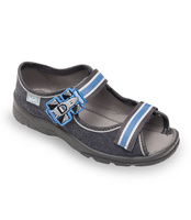 Sandałki dziecięce Befado 969X127 Szare