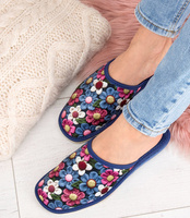 Kapcie damskie Natural Style NS-066 Granatowe