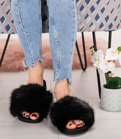 Klapki damskie Queen Vivi 218-258 Czarne