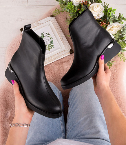 Botki damskie Jankowski JK/B-3-306 Czarne